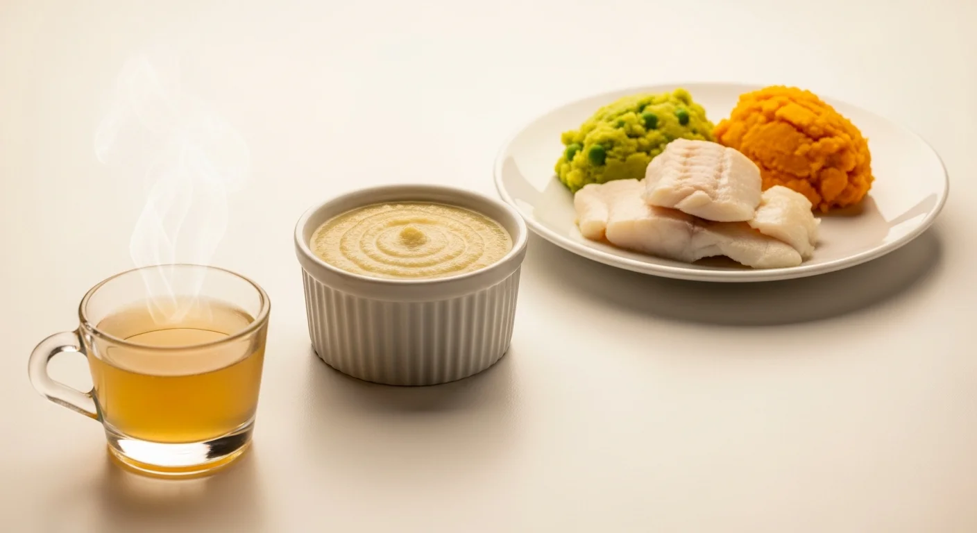 Bariatric surgery diet progression portions