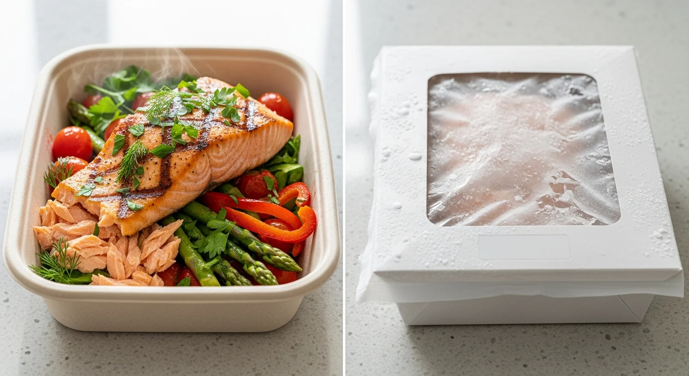 Fresh vs frozen meal comparison